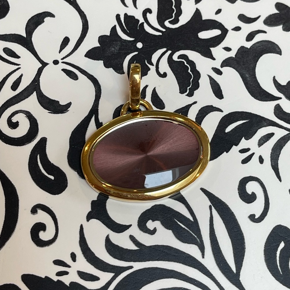 Vintage Joan Rivers Pendant, iridescent